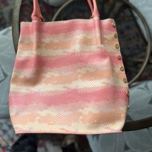 Hammitt Pink Himalayan Snake Oliver Med